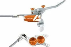 Hope Frein à Disque Arrière Tech 4 V4 Argent / Orange 2023