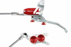 Hope Frein à Disque Arrière Tech 4 V4 Argent / Rouge 2023