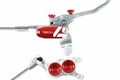 Hope Frein à Disque Arrière Tech 4 V4 Argent / Rouge 2023
