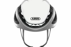 ABUS GameChanger Silver White Casque Aéro -Route Sales 2023 abus gamechanger silver white casque aero 1