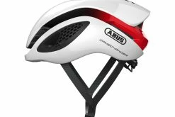 ABUS GameChanger White Red Casque Aéro -Route Sales 2023 abus gamechanger white red casque aero 1