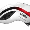 ABUS GameChanger White Red Casque Aéro -Route Sales 2023 abus gamechanger white red casque aero