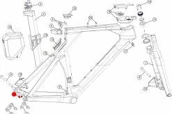 BMC Butées De Câble Arrière Timemachine 01 Disc - 301765