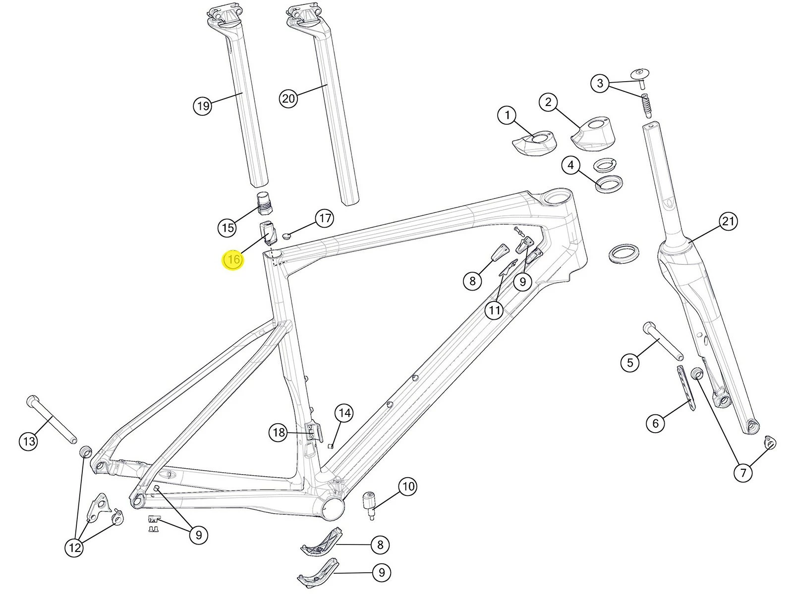 BMC Collier Tige De Selle Roadmachine 01 / 02 Avant 2020 - 300705 5 BMC Collier Tige De Selle Roadmachine 01 / 02 Avant 2020 - 300705 – Image 3