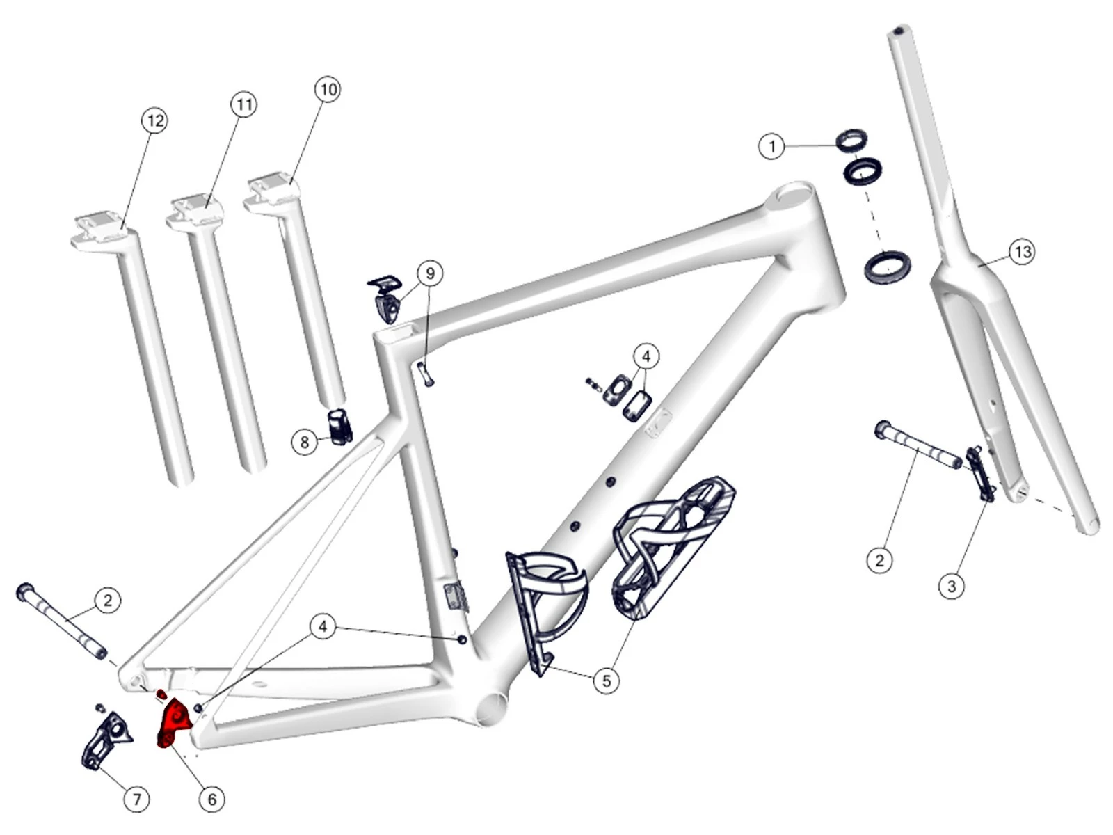 BMC Dropout 71 Patte De Dérailleur 30000700 - Teammachine SLR01 / SLR MY2021 (standard) 4 BMC Dropout 71 Patte De Dérailleur 30000700 - Teammachine SLR01 / SLR MY2021 (standard) – Image 2