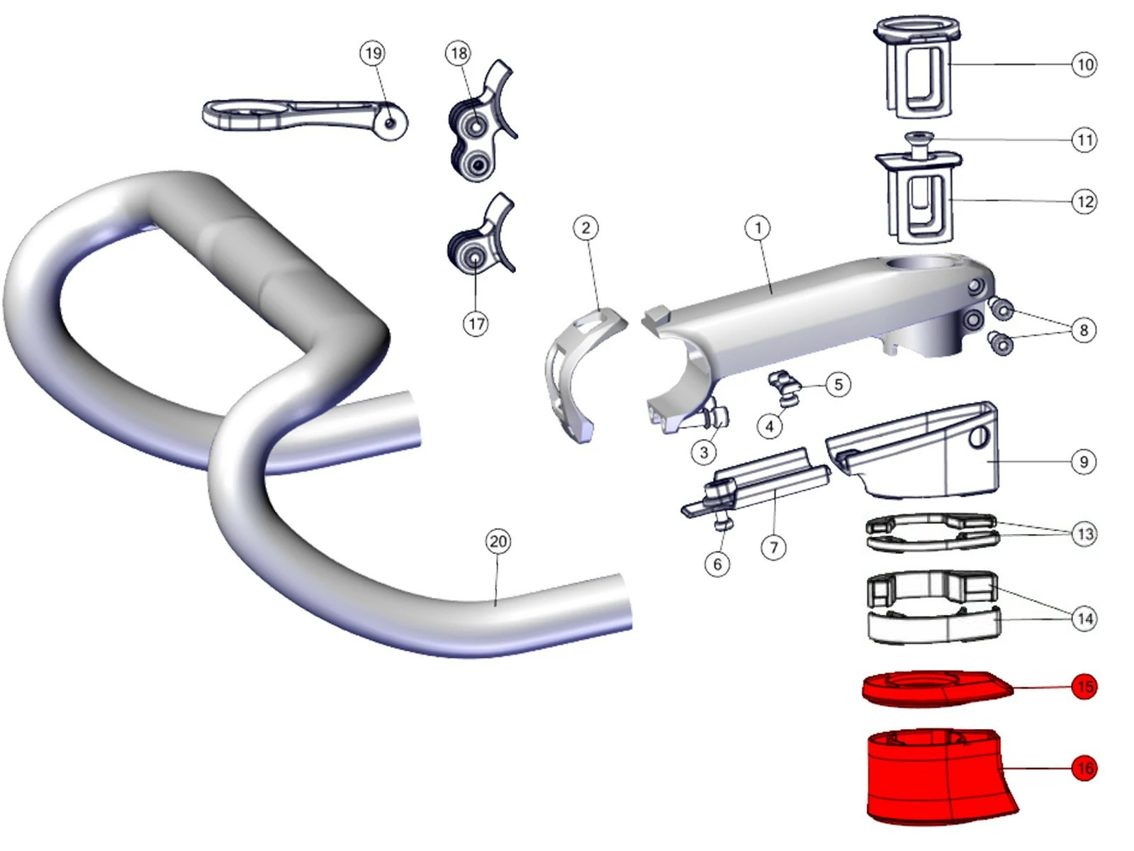BMC Entretoises De Compatibilité 2018-2020 Pour ICS2 & ICS Carbon 30000722 4 BMC Entretoises De Compatibilité 2018-2020 Pour ICS2 & ICS Carbon 30000722 – Image 2