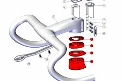 BMC Entretoises De Direction Roadmachine 01 (ICS2 / ICS Carbon) 30001804 -Route Sales 2023 bmc entretoises de direction roadmachine 01 ics2 ics carbon 30001804 2