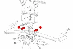 BMC Entretoises Pour Flat-Cockpit (x10 Pièces) TM01 - 300827