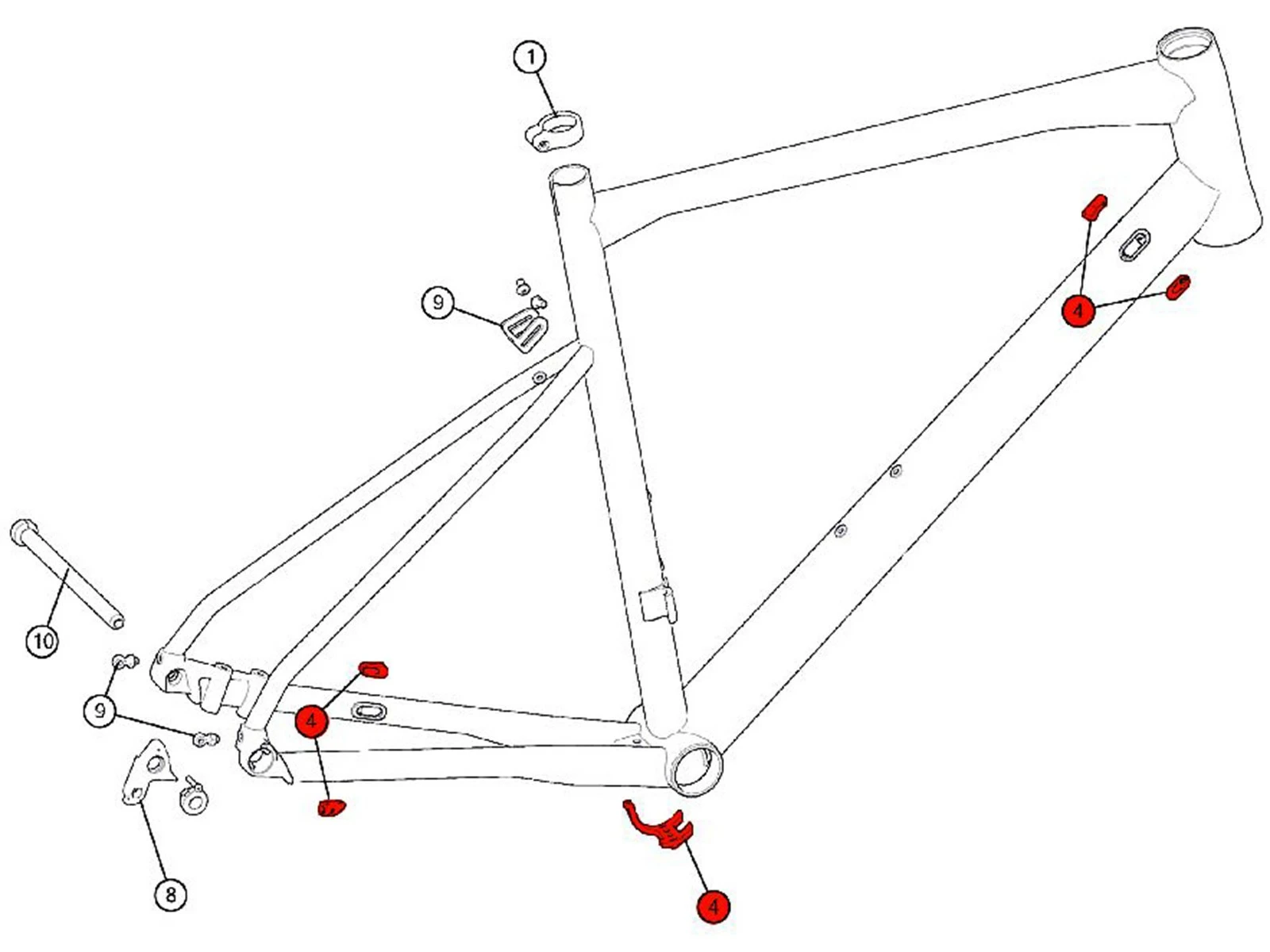 BMC Guide Câble 17 Roadmachine 03 MY2017 / Roadmachine X MY2021 - 300681 4 BMC Guide Câble 17 Roadmachine 03 MY2017 / Roadmachine X MY2021 - 300681 – Image 2