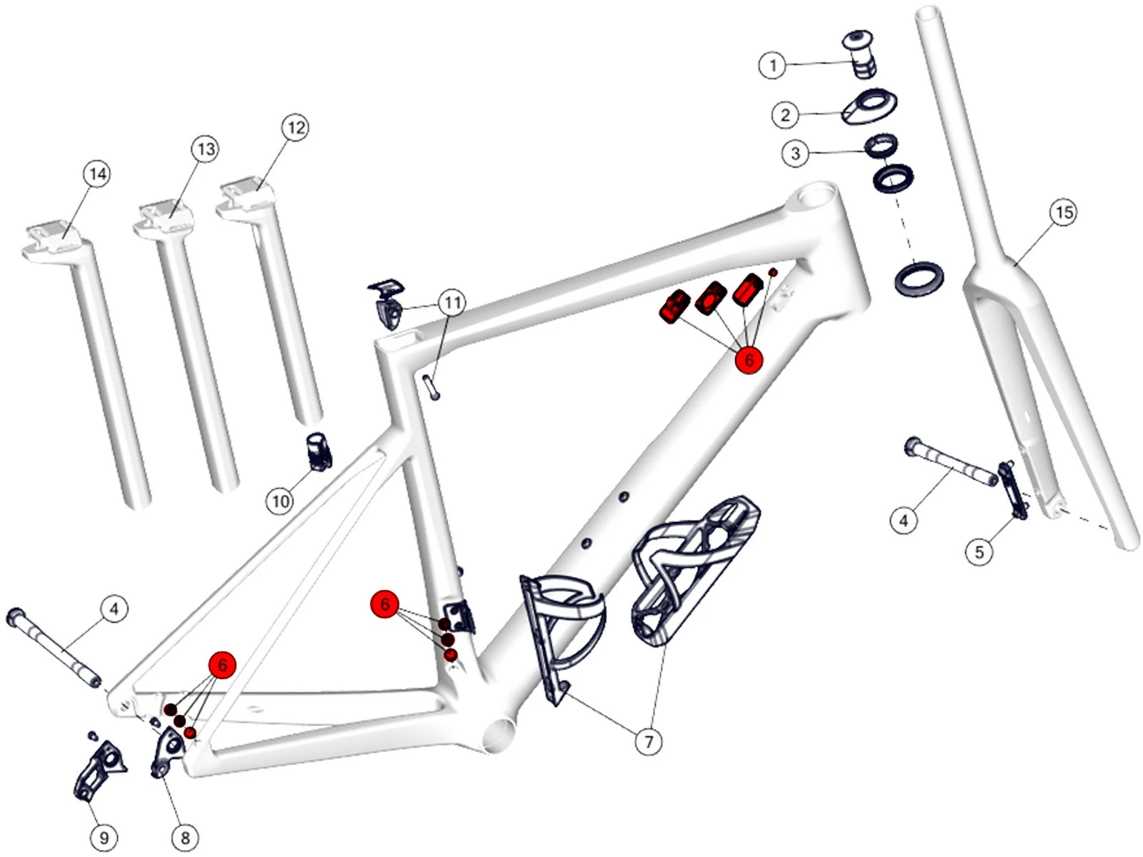 BMC Guide Câble 27 Pour Teammachine SLR MY2021 - 30000713 4 BMC Guide Câble 27 Pour Teammachine SLR MY2021 - 30000713 – Image 2