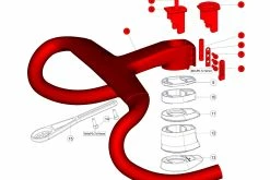 BMC ICS Carbon Aero Cockpit Red - Black - White 2023 15 BMC ICS Carbon Aero Cockpit Red - Black - White 2023 -Route Sales 2023 bmc ics carbon aero cockpit red black white 2023 6