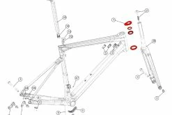 BMC Jeu De Direction Teammachine SLR01 ICS MY18 - 301154