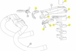 BMC Kit De Composants Pour Potence ICS Aero 301666 -Route Sales 2023 bmc kit de composants pour potence ics aero 301666 1