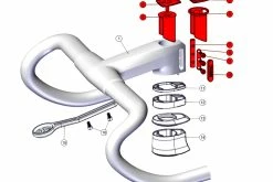 BMC Kit De Petits Composants Cockpit ICS Carbon 30000709 - 30001783 - 30003731