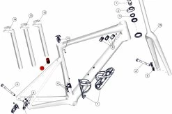 BMC Support Batterie Shimano Di2 Pour Tige Avec Mousse - 212500 -Route Sales 2023 bmc support batterie shimano di2 pour tige avec mousse 212500 2