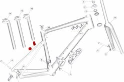 BMC Support Batterie Shimano Di2 Pour Tige Sans Mousse - 219532 -Route Sales 2023 bmc support batterie shimano di2 pour tige sans mousse 219532 2