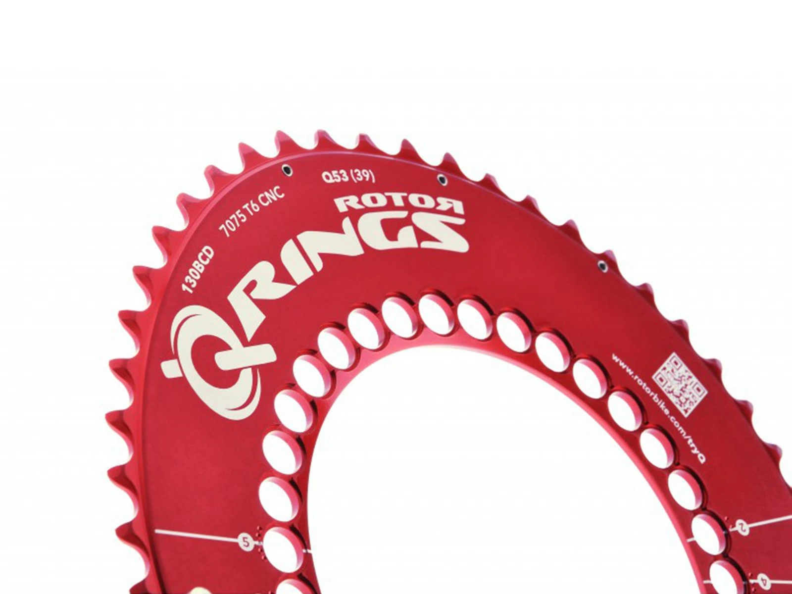 ROTOR Plateau Extérieur Q-Rings Aero 110BCDx4 Q50(34) 11v Red 5 ROTOR Plateau Extérieur Q-Rings Aero 110BCDx4 Q50(34) 11v Red – Image 3