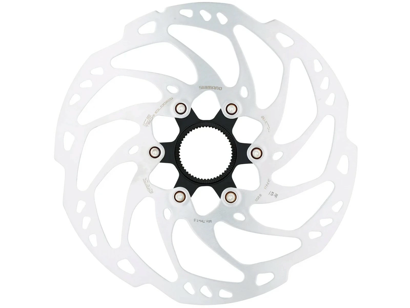 SHIMANO SM-RT70 Disque Center Lock Pour SLX 203mm 4 SHIMANO SM-RT70 Disque Center Lock Pour SLX 203mm – Image 2