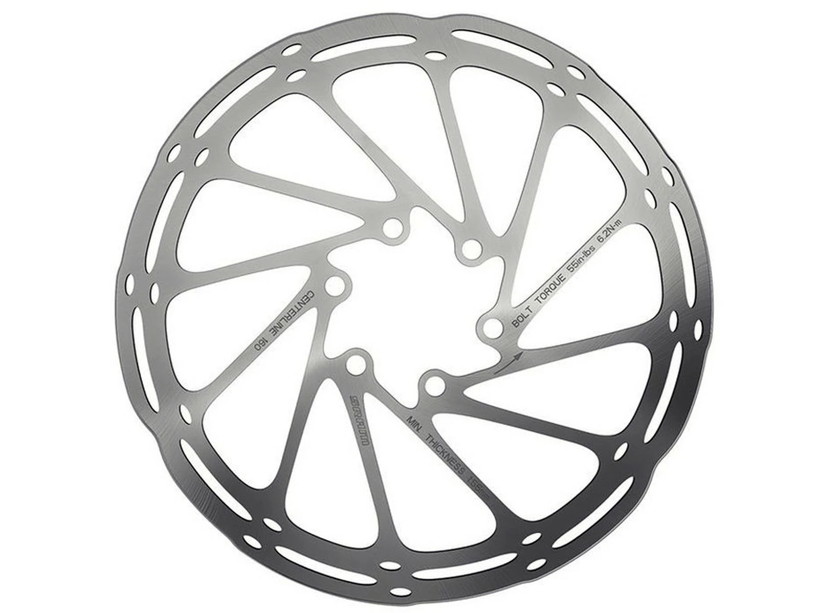SRAM Disque Centerline Rounded 6 Trous 180mm 200mm 3 SRAM Disque Centerline Rounded 6 Trous 180mm 200mm